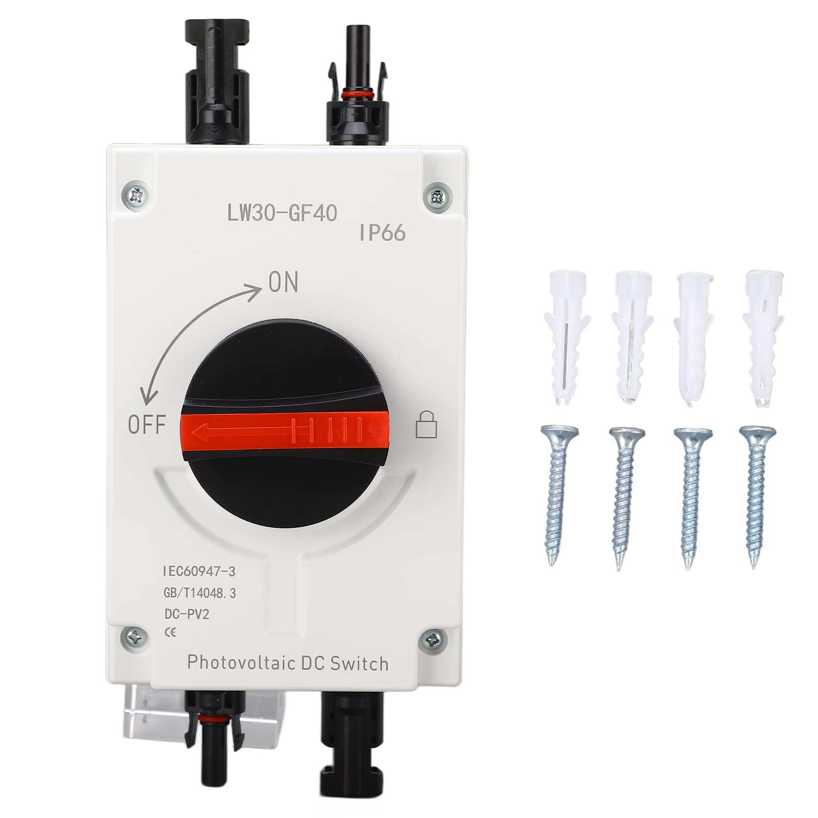 Amazon.com: 1500V 32A Photovoltaic DC Isolator Solar Switch, IP66
